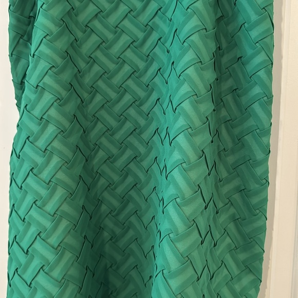 HOST PICK! Green Woven Boutique Dress Spaghetti Strap Small - Picture 8 of 10